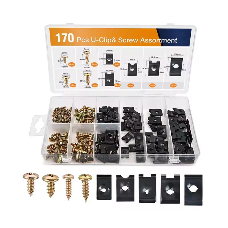 Quid sunt applications of automotive metallum clips?