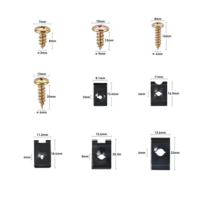 Metal Fasteners Clips