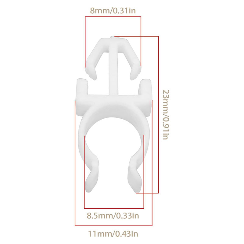 Car Ante Hood Support Rod Clips